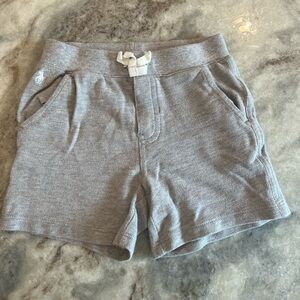 Ralph Lauren toddler boys grey drawstring shorts size 24 months - euc